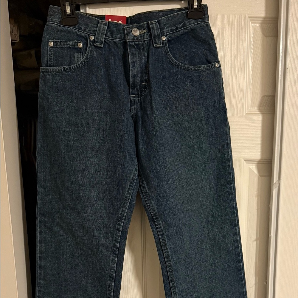 Boy’s Lee Premium Blue Jeans 16R Slim Adjustable waist NWT